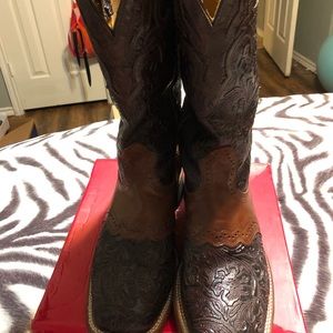 Boulet two toned boots